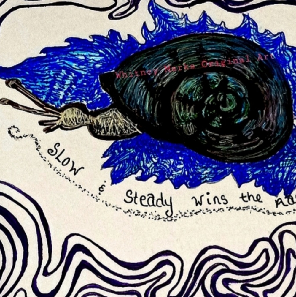 5x7 Print of Slow and Steady